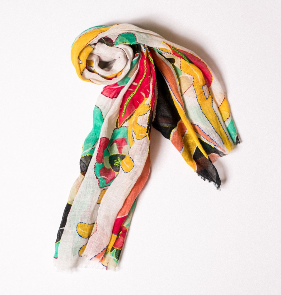 Scarves | Daniella Lehavi Embroidered Scarf