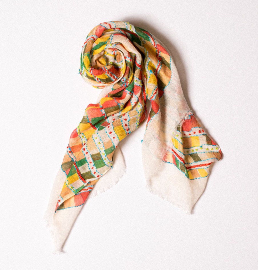 Scarves | Daniella Lehavi Embroidered Scarf