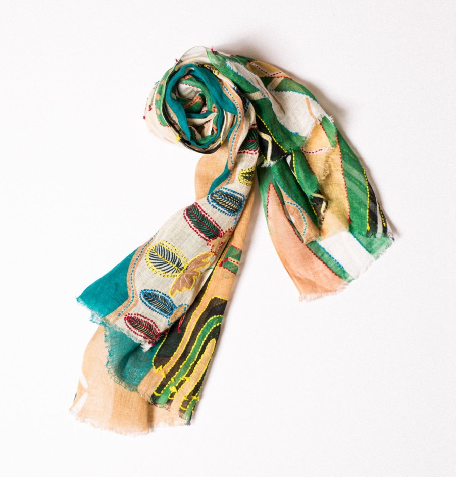 Scarves | Daniella Lehavi Embroidered Scarf