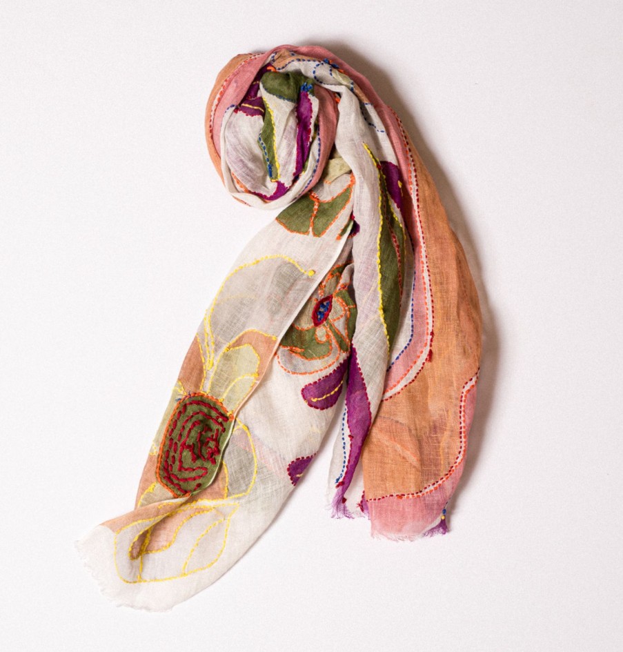 Daniella'S Friends | Daniella Lehavi Embroidered Scarf